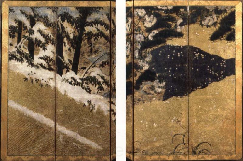 unknow artist The Four Seasons with the Sun and the Moon